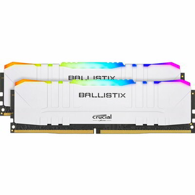 Crucial 32GB 3600MHz DDR4 Ballistix RGB Kit 2x16GB CL16 Unbuffered DIMM 288pin White RGB - BL2K16G36C16U4WL