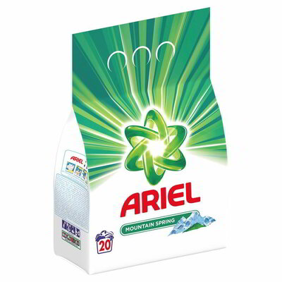 Ariel Mountain Spring mosópor 1,5kg fehér ruhákhoz (C30466)
