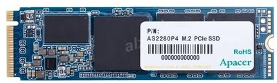 Apacer 256GB AP256GAS2280P4-1 M.2 NVMe 1.3 PCIe Gen3 x4 r:3000MB/s w:2000MB/s