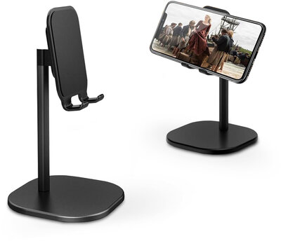 Univerzális asztali állvány telefonhoz vagy táblagéphez - Extreme V.1 - fekete