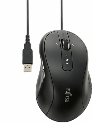 Fujitsu Mouse M520 egér - fekete - 10 darabos gyűjtőcsomag