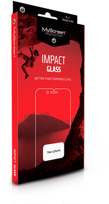 Samsung A415F Galaxy A41 edzett üveg képernyővédő fólia - MyScreen Protector Impact Glass Fullcover 