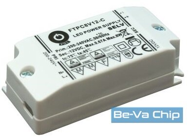 POS POWER FTPC8V12-C 12V/0.67A 8W IP20 LED tápegység