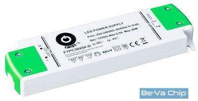 POS POWER FTPC30V24-D 24V/1.25A 30W IP20 szabályozható LED tápegység
