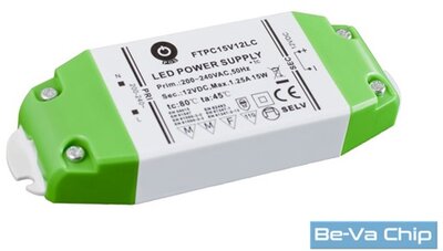 POS POWER FTPC15V12 12V/1.25A 15W IP44 LED tápegység