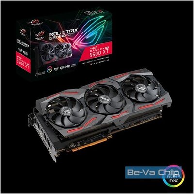 Asus AMD Radeon RX 5600XT 6GB GDDR6 ROG STRIX T6G HDMI 3xDP - ROG-STRIX-RX5600XT-T6G-GAMING