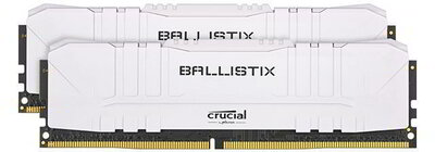Crucial 16GB 3600MHz DDR4 Ballistix Kit 2x8GB CL16 Unbuffered DIMM 288pin White - BL2K8G36C16U4W