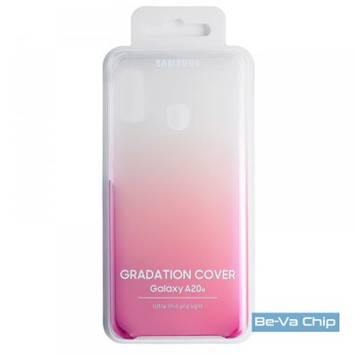 Samsung OSAM-EF-AA202CPEG Samsung Galaxy A20e rózsaszín színátmenetes hátlap