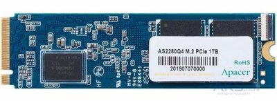 Apacer 1TB - AP1TBAS2280P4-1 (AS2280 Series, Olvasás: 3000 MB/s, Írás: 2000 MB/s, M.2 PCI-E)