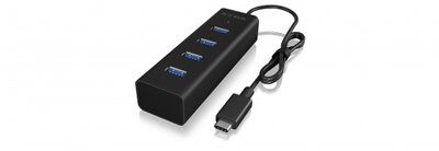 RAIDSONIC Icy-box 4 Port USB 3.0 Type-C IB-HUB1409-C3 asztali hub