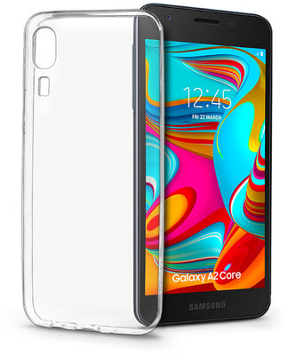 Samsung A260F Galaxy A2 Core szilikon hátlap - Soft Clear - transparent