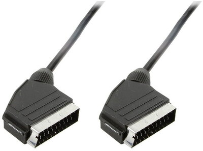 Logilink Scart cable, 2x Scart male, 3,0m