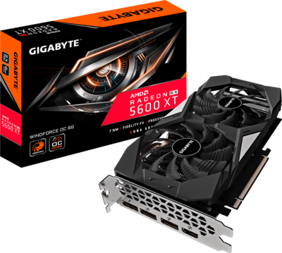 Gigabyte AMD Radeon RX 5600XT 6GB DDR6 WindFoorce OC HDMI 3xDP - GV-R56XTWF2OC-6GD