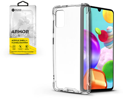 Samsung A415F Galaxy A41 szilikon hátlap - Roar Armor Gel - transparent