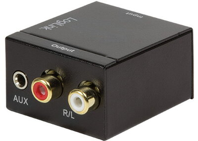 Logilink Audio Converter, Digital to Analog 3.5mm/SPDIF/COAX