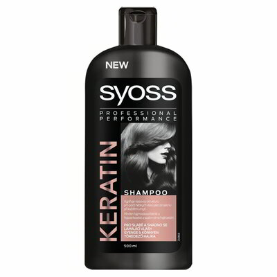 Syoss Keratin sampon gyenge, könnyen töredező hajra 500 ml
