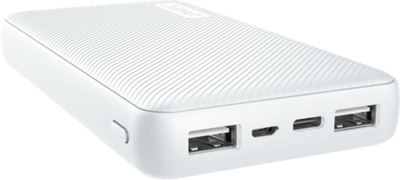 Trust Akkubank - Primo Compact Powerbank (15000mAh; 15W USB-C + 12W 2xUSB; fehér)