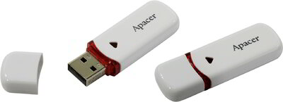 Apacer 64GB AH333 USB 2.0 fehér - AP64GAH333W-1