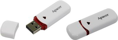 Apacer 32GB AH333 USB 2.0 fehér - AP32GAH333W-1