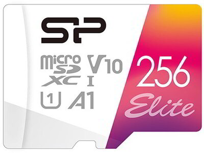 Silicon Power 256GB Elite Micro SDXC UHS-I A1 V10