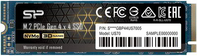 Silicon Power 1TB P44US70 M.2 PCIe Gen4 x4 NVMe SSD 5000/4400 MB/s - SP01KGBP44US7005