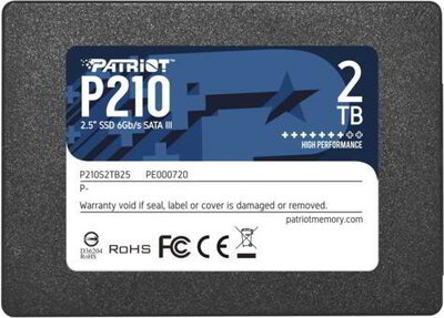 Patriot 2TB P210 2.5" SATA3 SSD - P210S2TB25