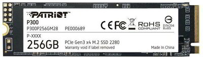 Patriot 256GB P300 M2 2280 PCIe SSD - P300P256GM28