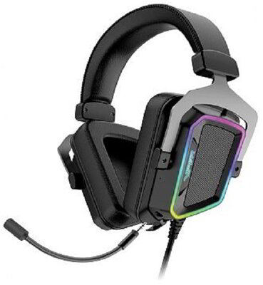 Patriot Viper V380 Virtual 7.1 Surround Sound PC Gaming Headset with ENC Microphone and Full Spectrum RGB