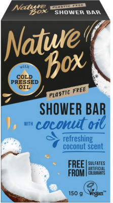 Nature Box Kókusz szilárd tusfürdő az ápolt bőrért 150 g