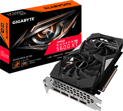 Gigabyte AMD Radeon RX 5600XT 6GB DDR6 WindFoorce OC R2.0 HDMI 3xDP - GV-R56XTWF2OC-6GD 2.0