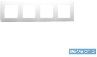 Legrand 665004 Niloé fehér 4-es keret