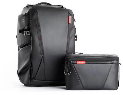 PGY OneMo Backpack 25L + Shoulder Bag (Twilight Black)