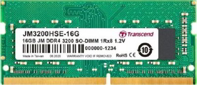 Transcent 32GB 3200MHz DDR4 JetRam SO-DIMM 2Rx8 2Gx8 CL22 1.2V - JM3200HSE-32G