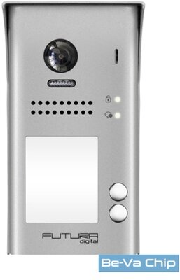 FUTURA VDT - 607C/S2 felületre szerelhető/1050-os látószög/2 lakásos/színes videó kaputelefon kamera egység