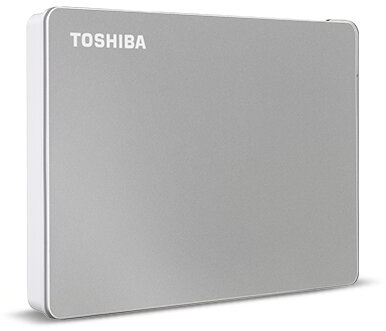 Toshiba 4TB Canvio Flex 2.5" külső HDD ezüst USB-C - HDTX140ESCCA