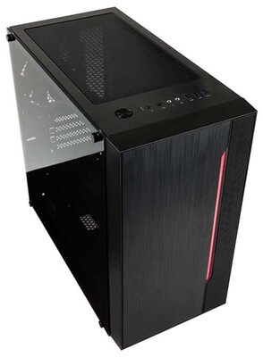KOLINK Ház Inspire K6 RGB mATX Edzett üveg, Fekete