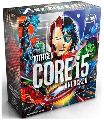 Intel Core i5-10600K s1200 4.10/4.80GHz 6-core 12MB 95W BOX processzor Marvel Edition