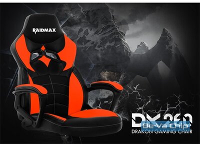 RAIDMAX Drakon DK260 fekete / piros gamer szék