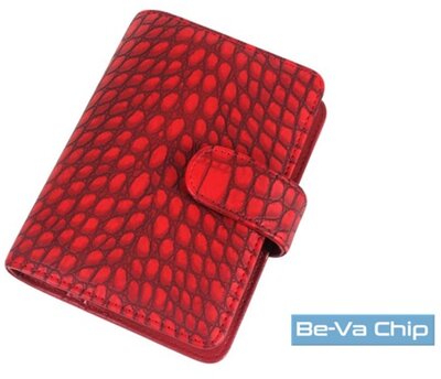 Realsystem 2/166 M matt műbőr piros gyűrűs kalendárium