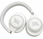 JBL LIVE 650 BTNC WHT, BT-os fejhallgató aktív zavarszűrővel, fehér