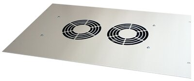 CONTEG ventilátor panel + keret 19" 2-es