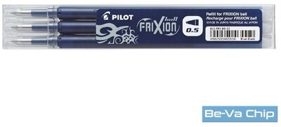 Pilot Frixion 0,5mm 3db-os tintakék rollertoll betét