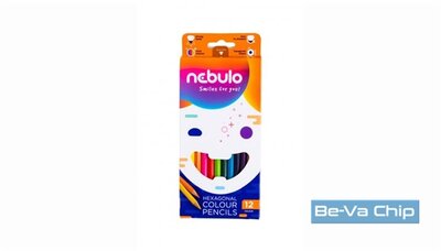 Nebuló 12db-os vegyes színű színes ceruza