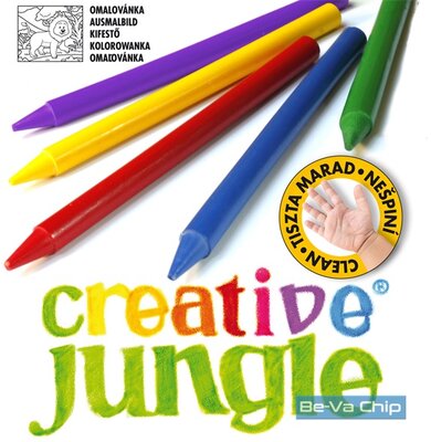 Sakota Creative Jungle henger 12db-os vegyes színű zsírkréta