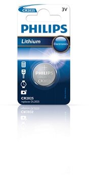 Philips CR2025/01B GOMBELEM LÍTIUM 3.0V 1-BLISZTER (20.0 X 2.5)