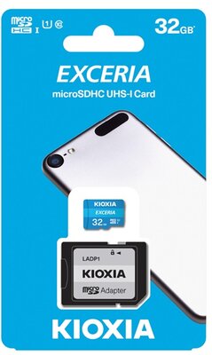 KIOXIA Memóriakártya SDHC 32GB CL10 UHS-I + adapter (TOSHIBA)