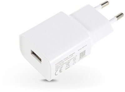 Xiaomi gyári USB hálózati töltő adapter - 5V/2,5A - MDY-08-EI white (ECO csomagolás)