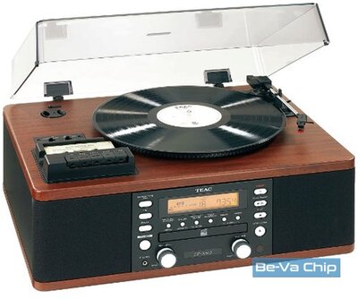TEAC LP-R500 fa Bluetooth/USB/CD/bakelit/kazetta lejátszó rendszer