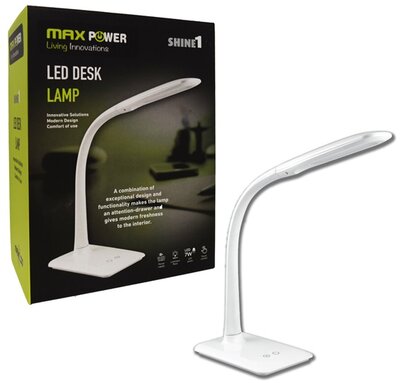 MAX MOBILE LED Asztali Lámpa HT8230 400lm, 4000k, 7W, érintő gomb