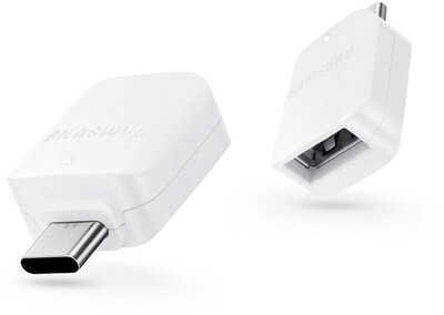 Samsung gyári OTG USB - USB Type-C átalakító adapter - EE-UN930 - fehér - (ECO csomagolás)